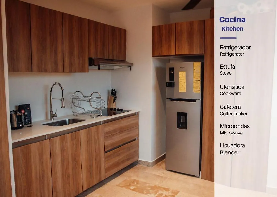 Apartamento Modern Loft In Aldea Zama With 1 Bedroom Tulum